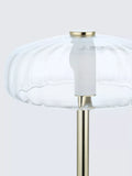 John Lewis Parafina lamp polished brass and glass shade, UK version
