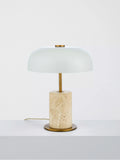 John Lewis Porcini marble mini table lamp in off white (British brand)