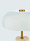 John Lewis Porcini marble mini table lamp in off white (British brand)