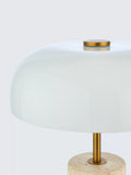 John Lewis Porcini marble mini table lamp in off white (British brand)