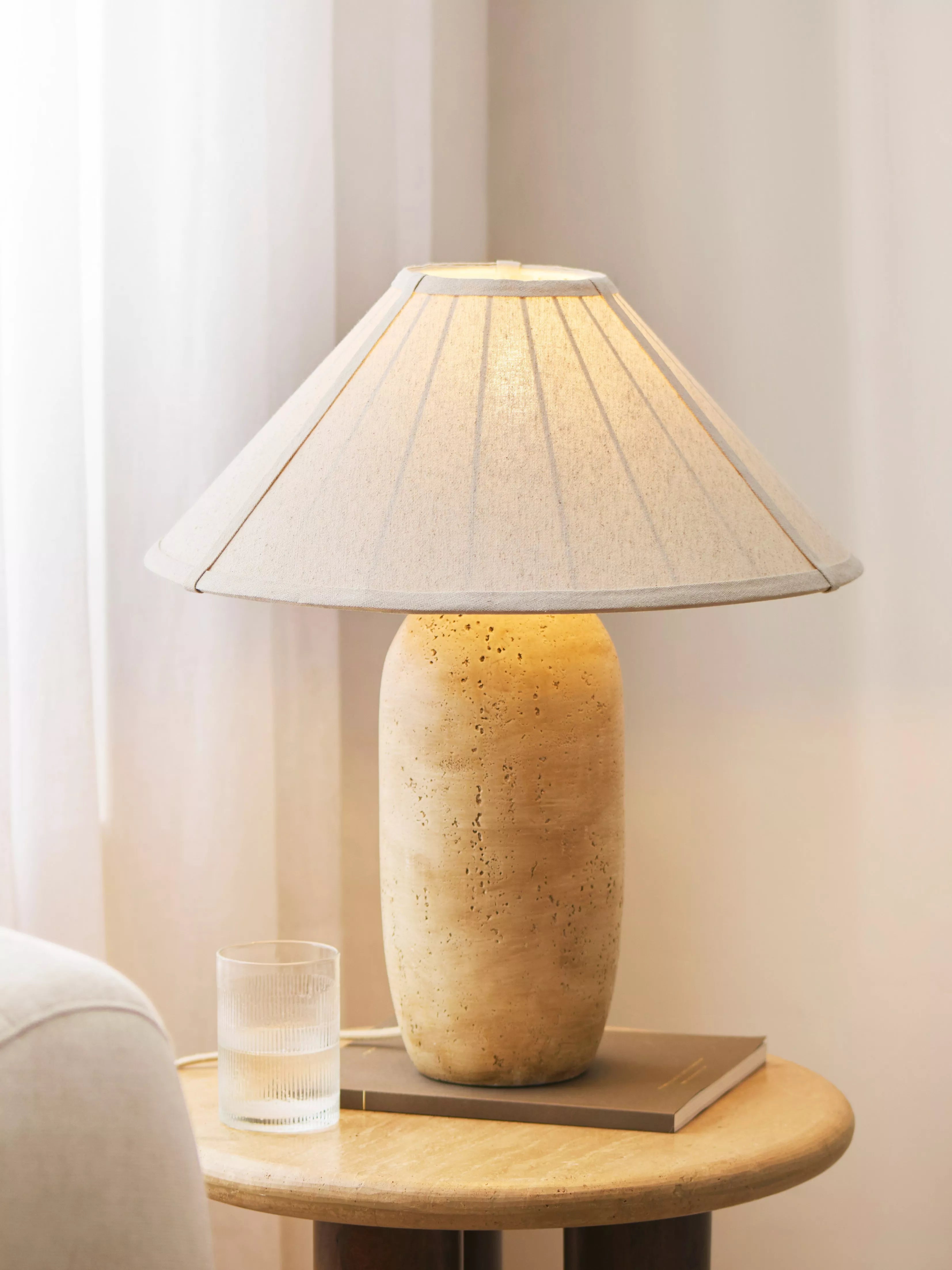 John Lewis Rune concrete table lamp medium (British brand)