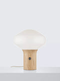 John Lewis Temple table lamp oak effect medium, UK version