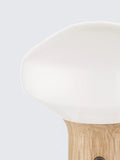 John Lewis Temple table lamp oak effect medium, UK version