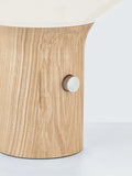 John Lewis Temple table lamp oak effect medium, UK version