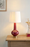 John Lewis Penrose ceramic table lamp with brass detailing (British brand)