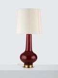 John Lewis Penrose ceramic table lamp with brass detailing (British brand)