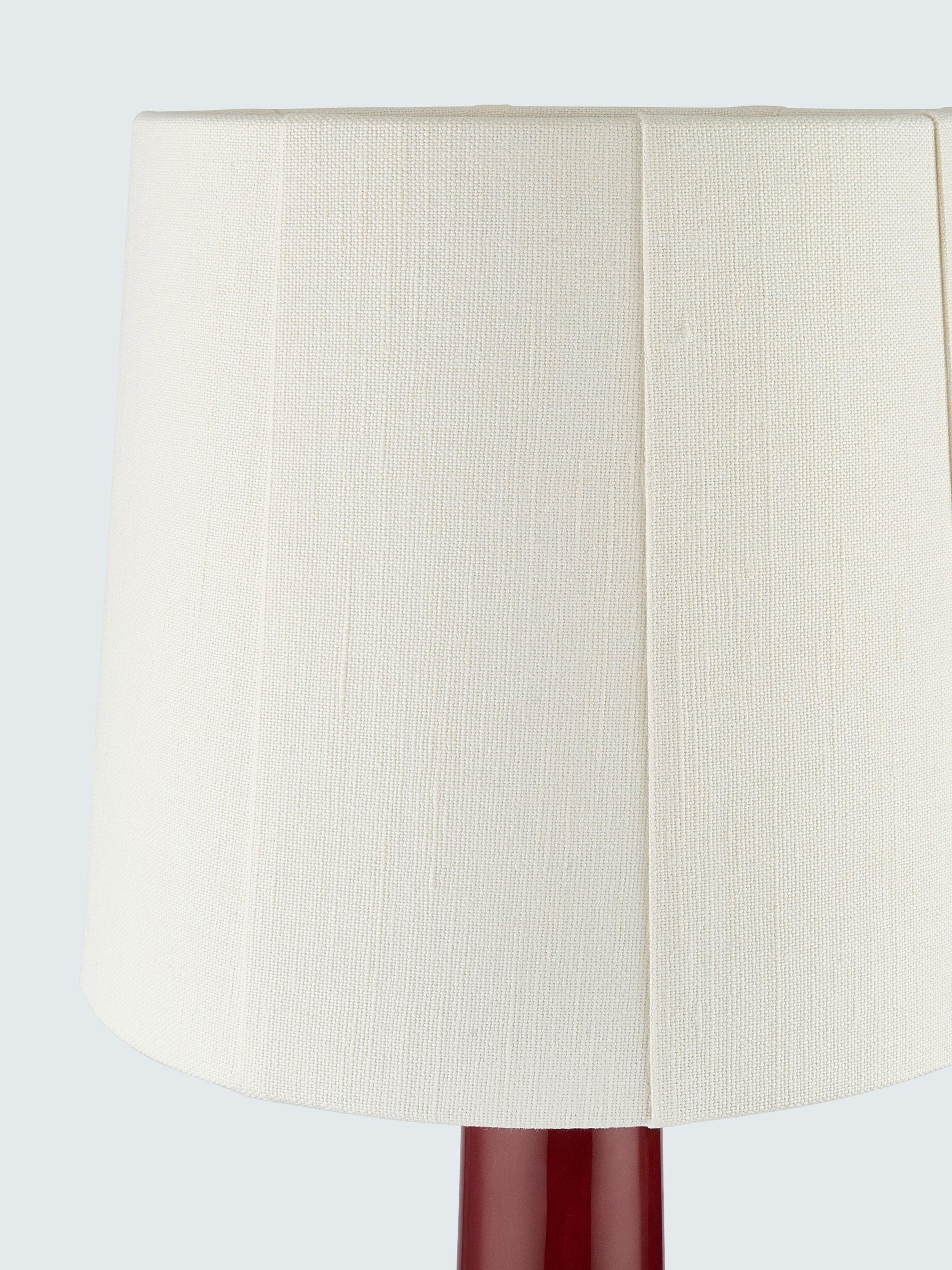 John Lewis Penrose ceramic table lamp with brass detailing (British brand)
