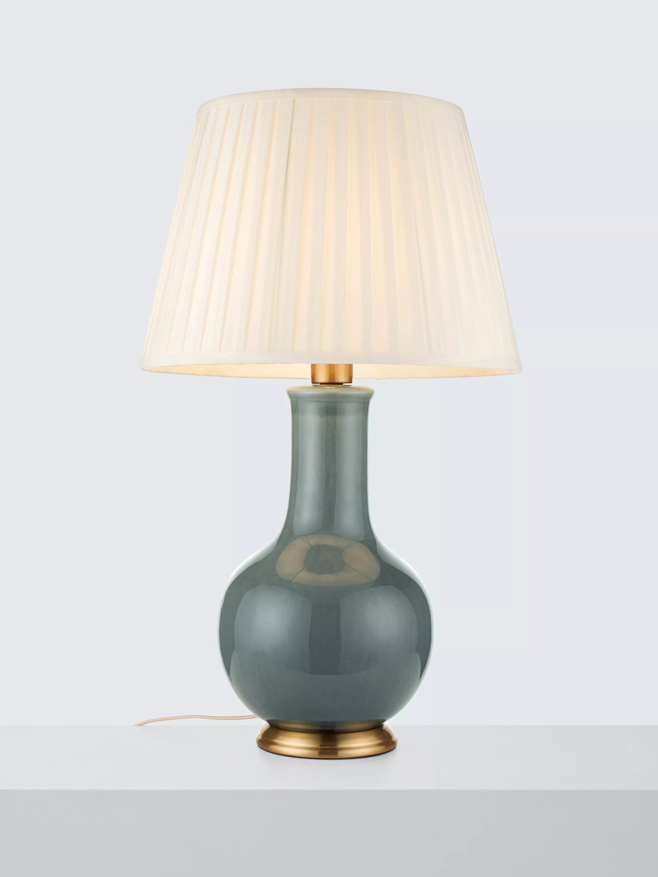 John Lewis Hatherleigh ceramic table lamp, imported from the UK
