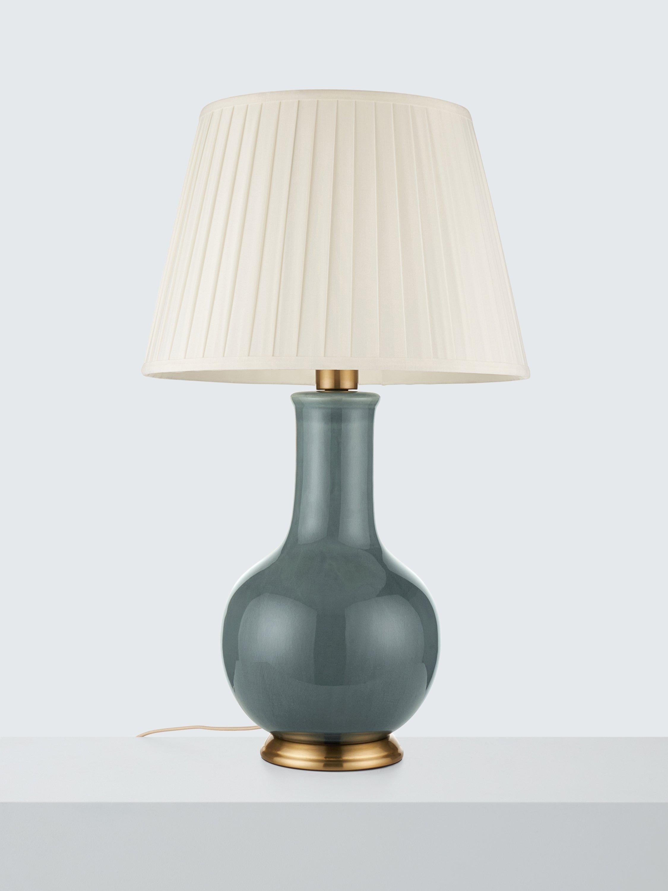 John Lewis Hatherleigh ceramic table lamp, imported from the UK