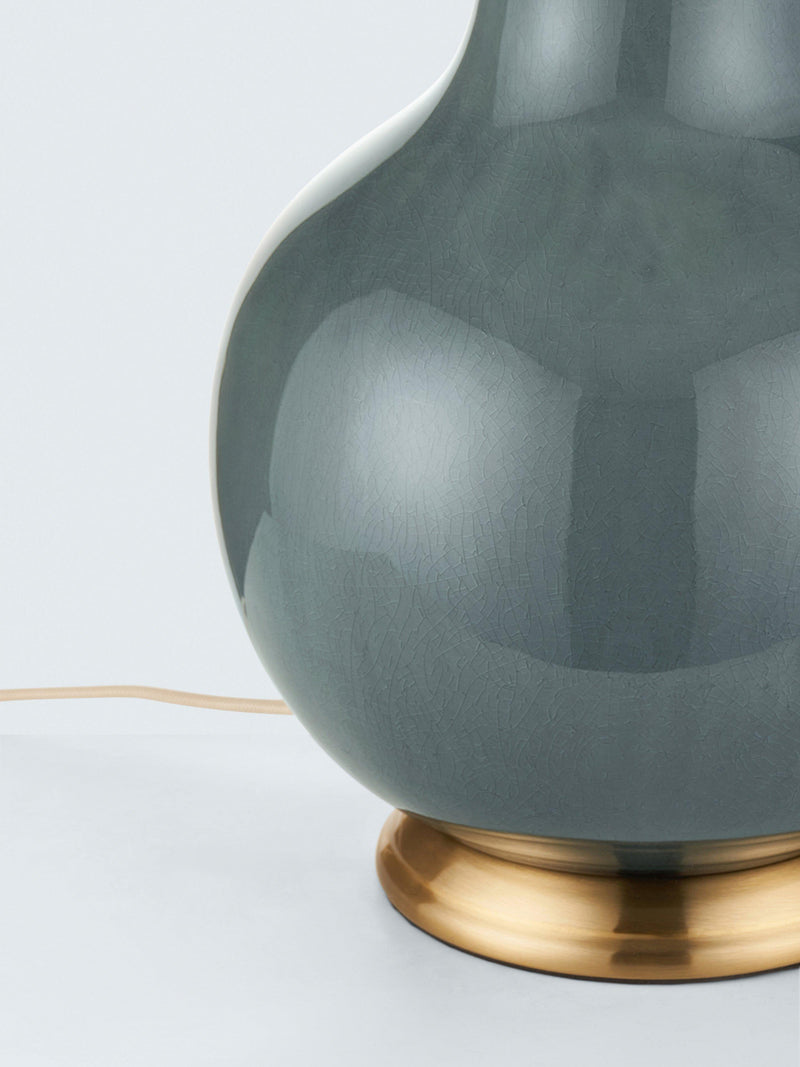 John Lewis Hatherleigh ceramic table lamp, imported from the UK