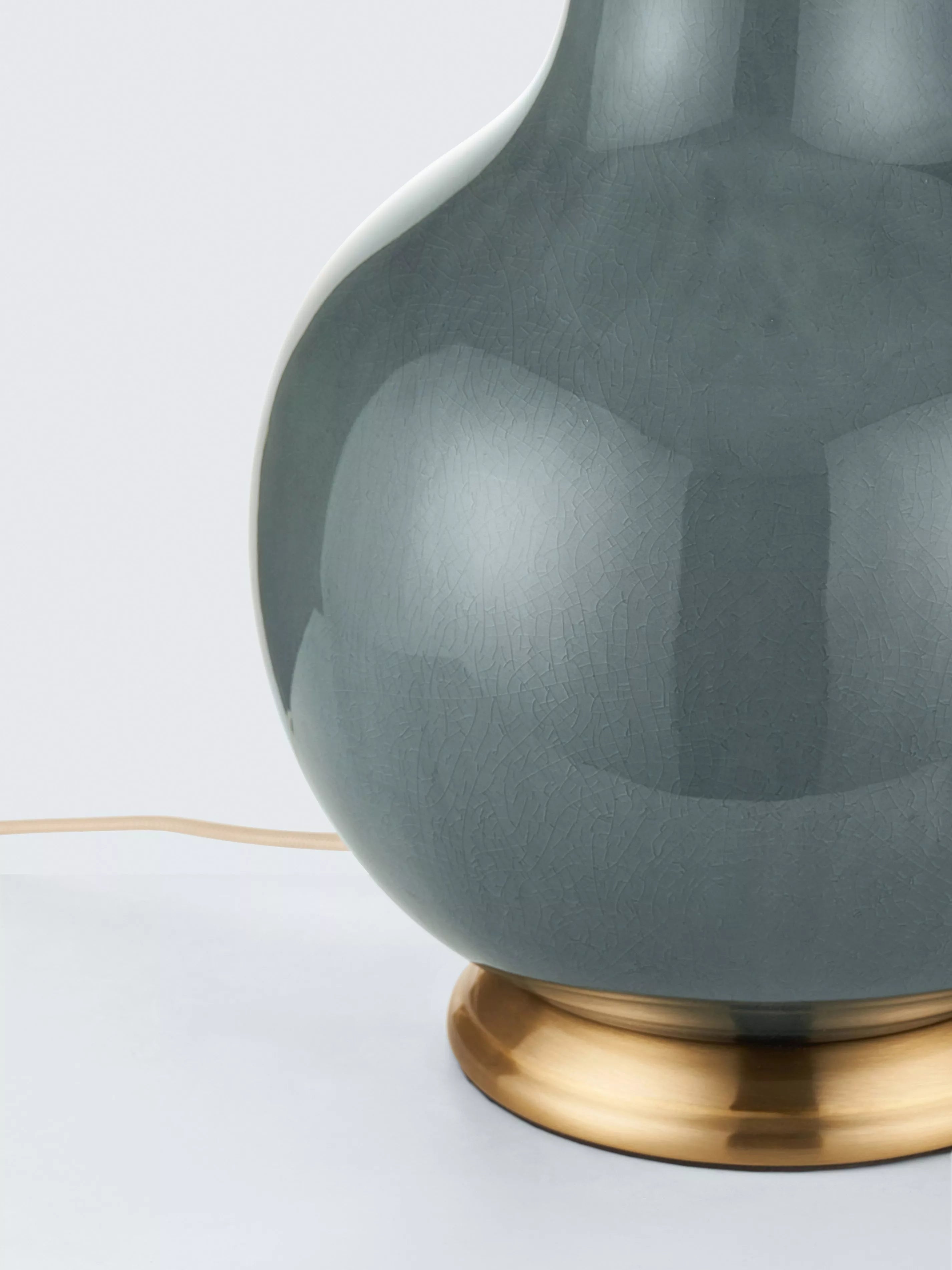 John Lewis Hatherleigh ceramic table lamp, imported from the UK