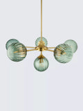 John Lewis Austen green ribbed glass pendant light - British product