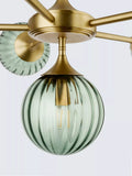 John Lewis Austen green ribbed glass pendant light - British product