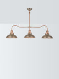 John Lewis Baldwin 3 pendant bar ceiling light pewter (British brand)
