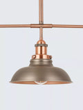 John Lewis Baldwin 3 pendant bar ceiling light pewter (British brand)