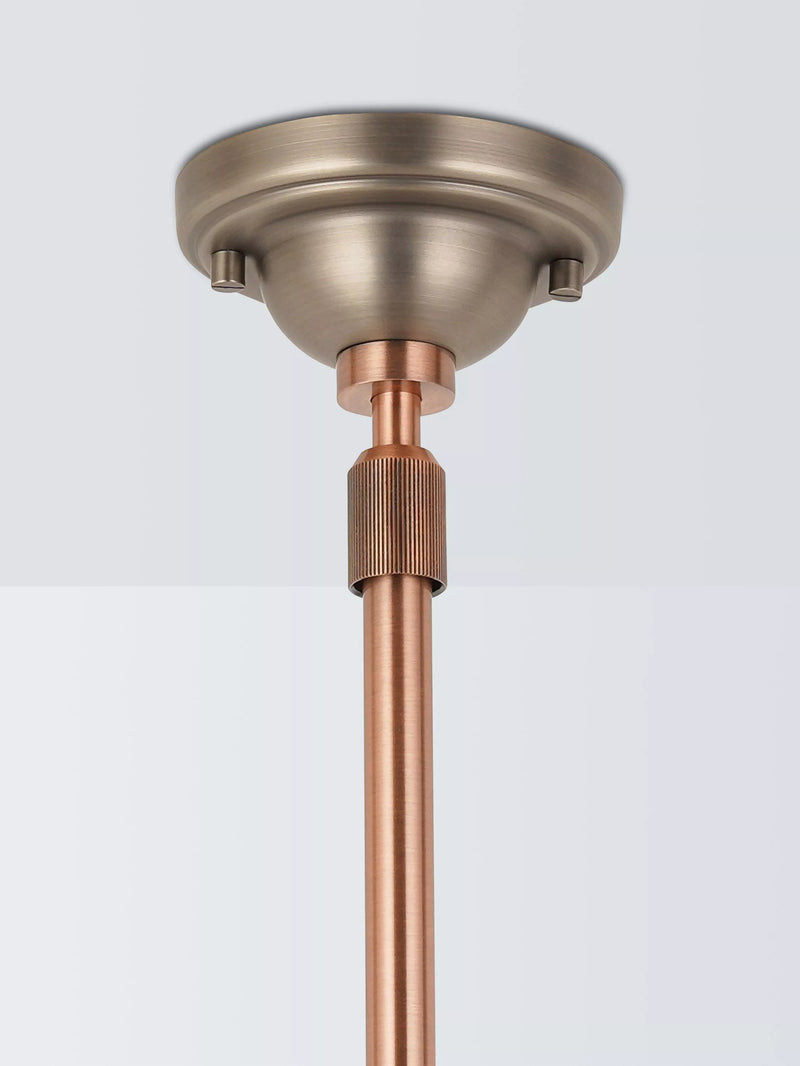 John Lewis Baldwin 3 pendant bar ceiling light pewter (British brand)