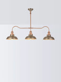 John Lewis Baldwin 3 pendant bar ceiling light pewter (British brand)