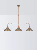 John Lewis Baldwin 3 pendant bar ceiling light pewter (British brand)