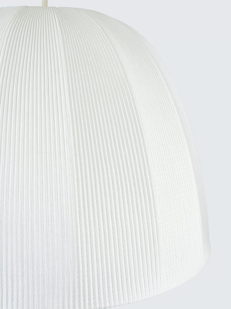 John Lewis Blake Pleat pendant ceiling shade 42cm marshmallow, UK version
