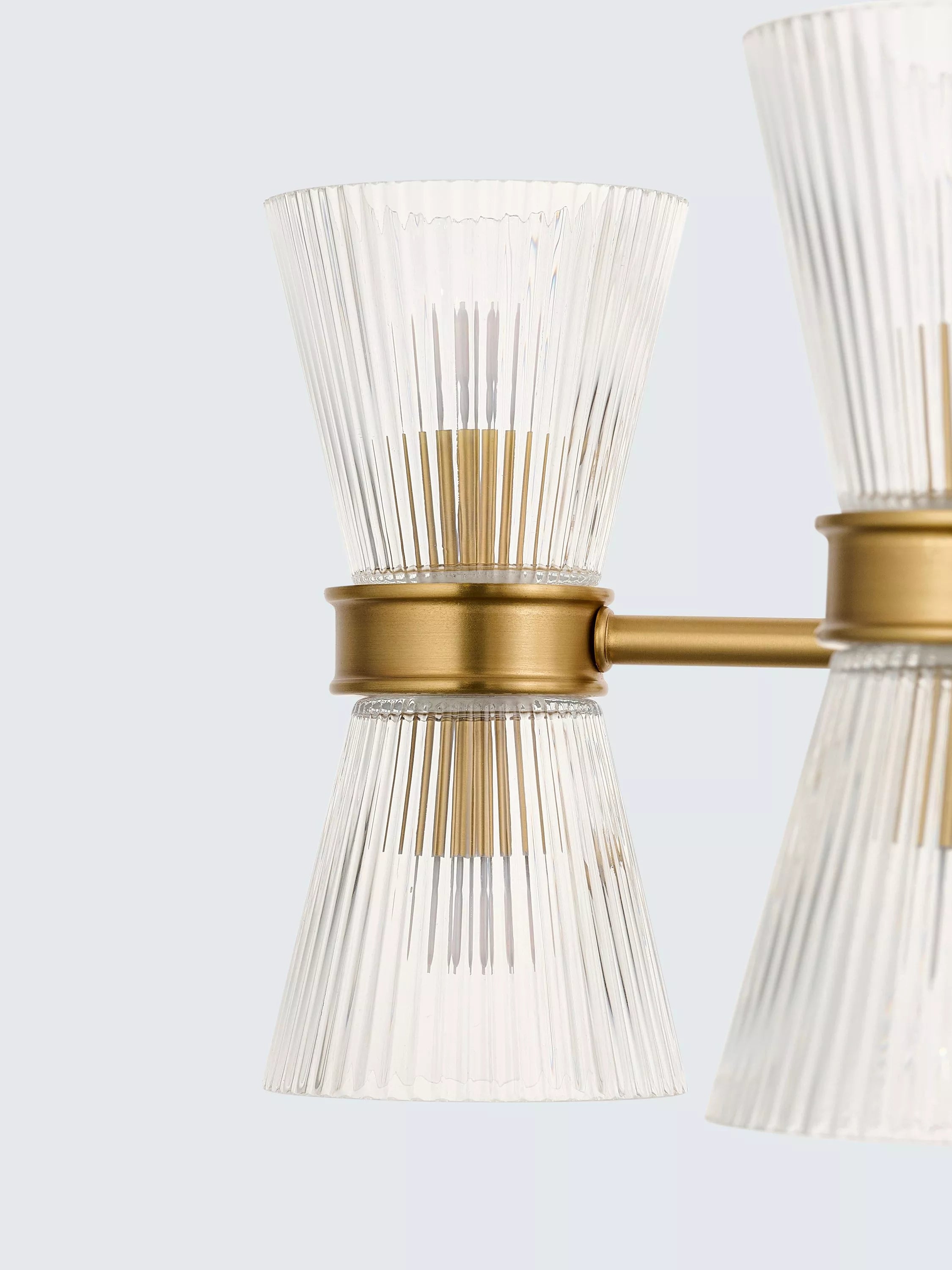 John Lewis Cuthbert ceiling light antique brass, imported from the UK