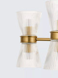 John Lewis Cuthbert ceiling light antique brass, imported from the UK