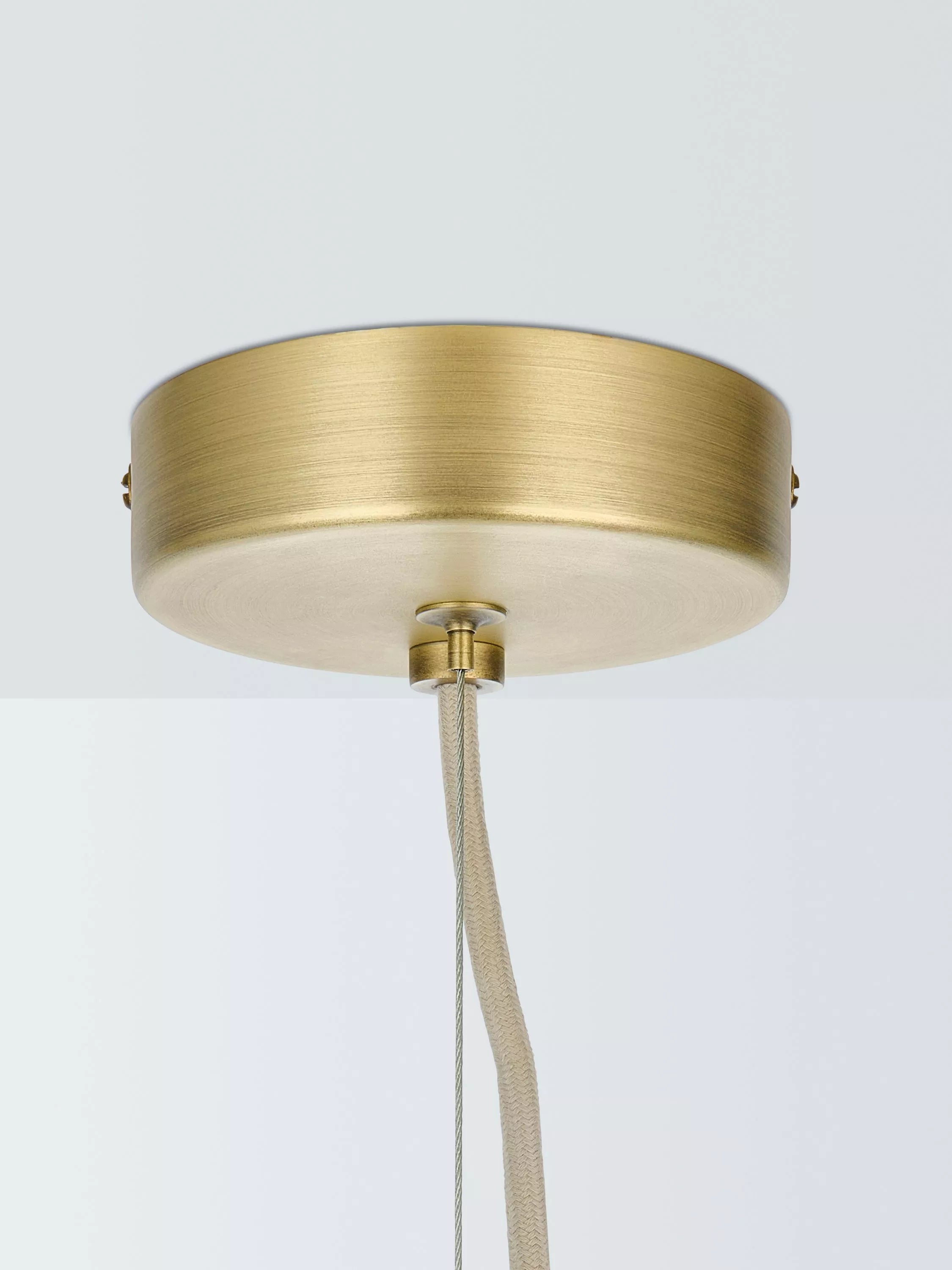 John Lewis Modern Moon pendant light frosted confetti glass (British brand)