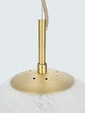 John Lewis Modern Moon pendant light frosted confetti glass (British brand)