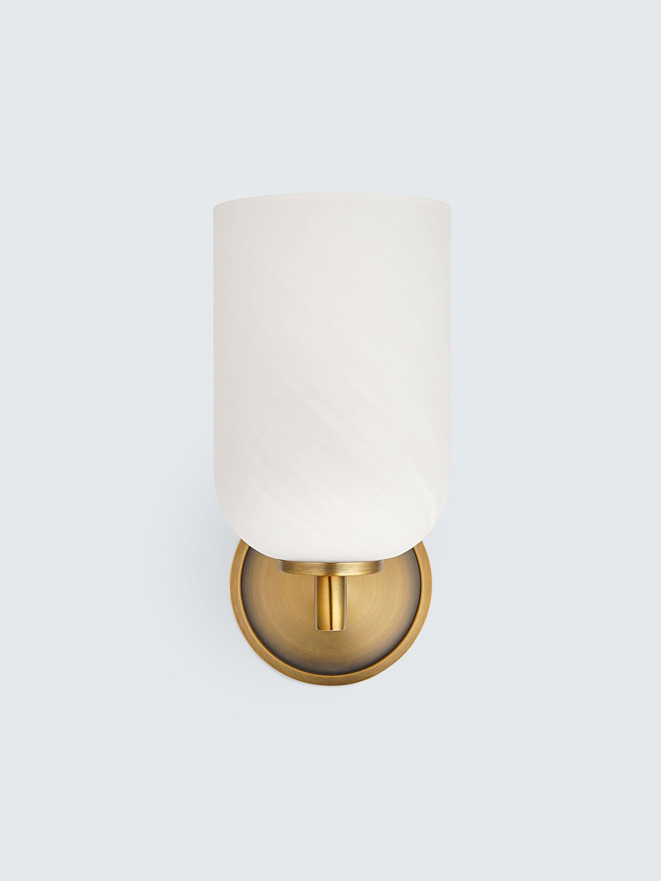 John Lewis Samir wall light warm matt antique brass - British product