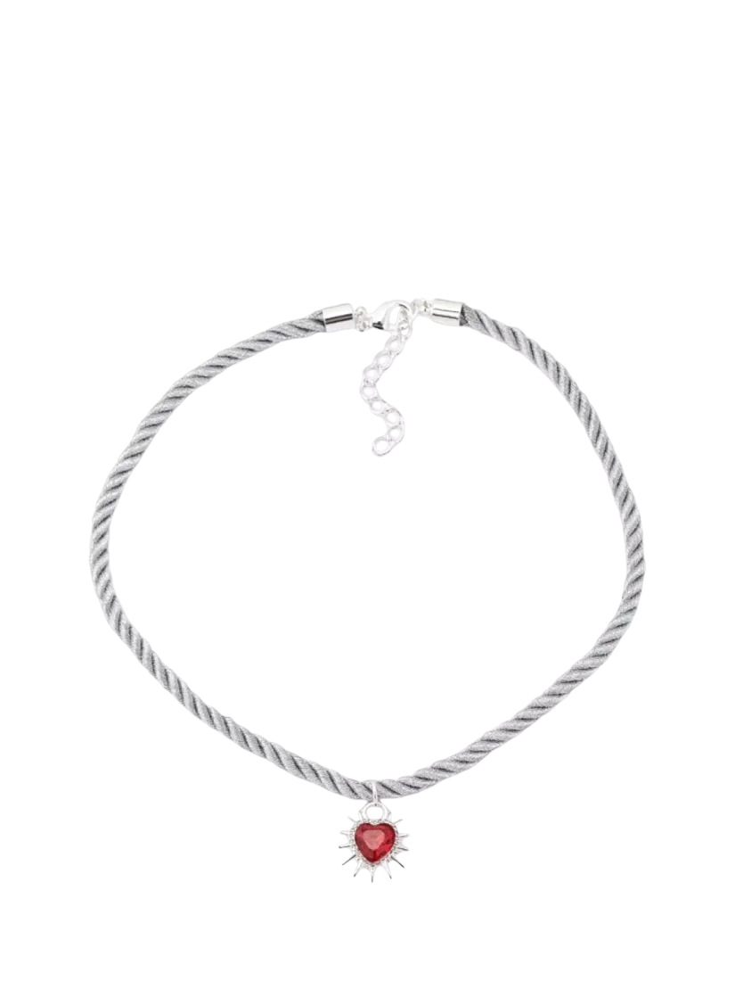 frkl. spike heart necklace silver - British product