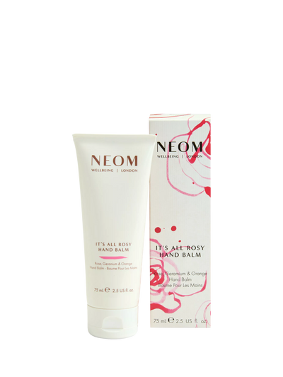 John Lewis NEOM Wellbeing London Its All Rosy Hand Balm Rose Geranium & Orange 75ml- Buy online at McGrocer