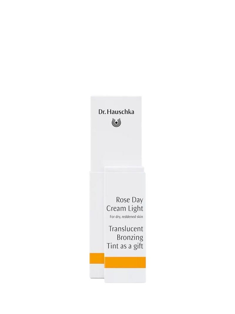 Dr Hauschka skincare gift set with rose cream and bronzing tint, UK version