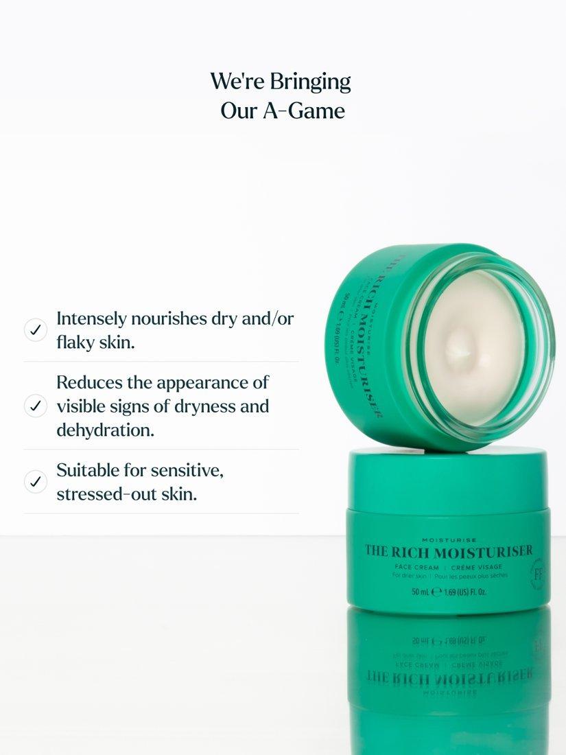 Skin Rocks The Rich Moisturiser 50ml, imported from the UK