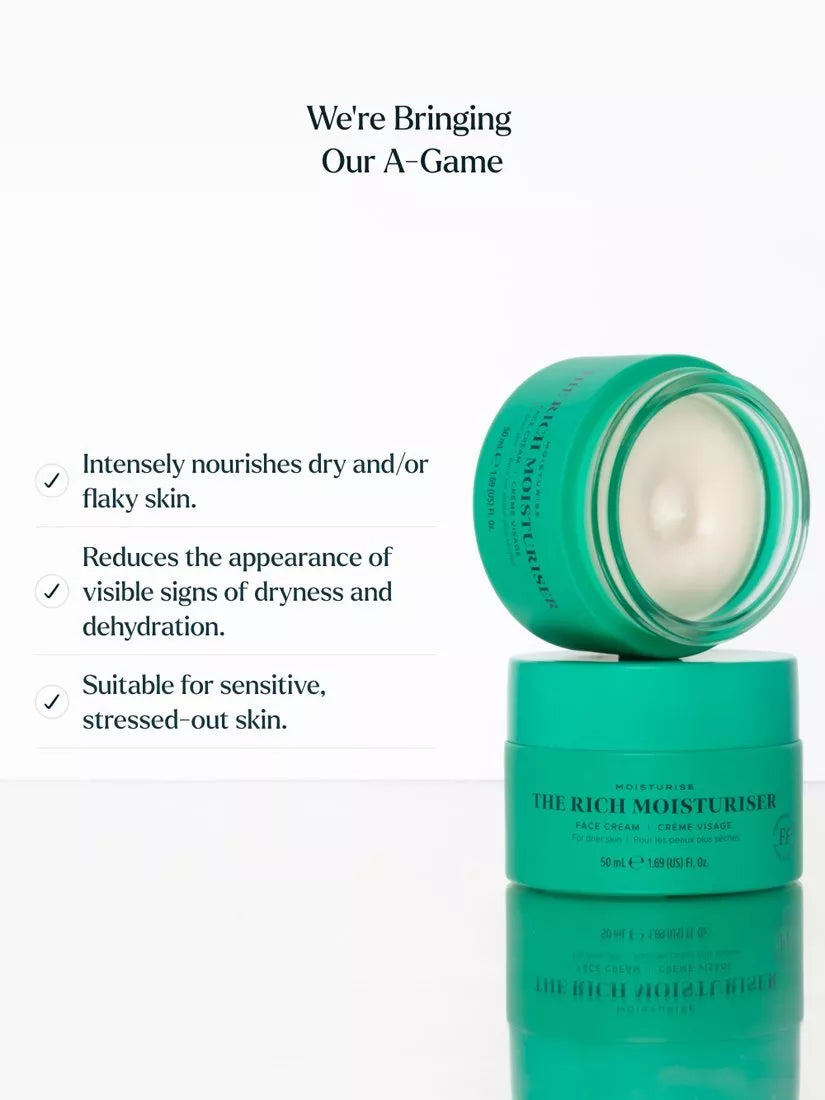 Skin Rocks The Rich Moisturiser 50ml, imported from the UK