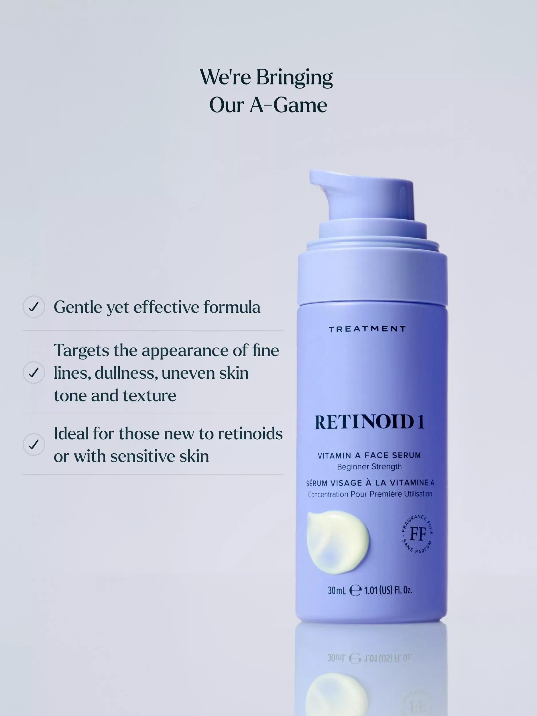 Skin Rocks Retinoid 1 face serum refill 30ml (British brand)