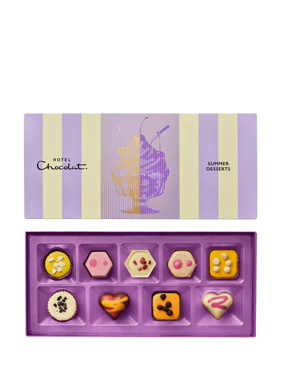 John Lewis Hotel Chocolat Summer Desserts Chocolate Box, 9 Piece, 120g- Buy online at McGrocer