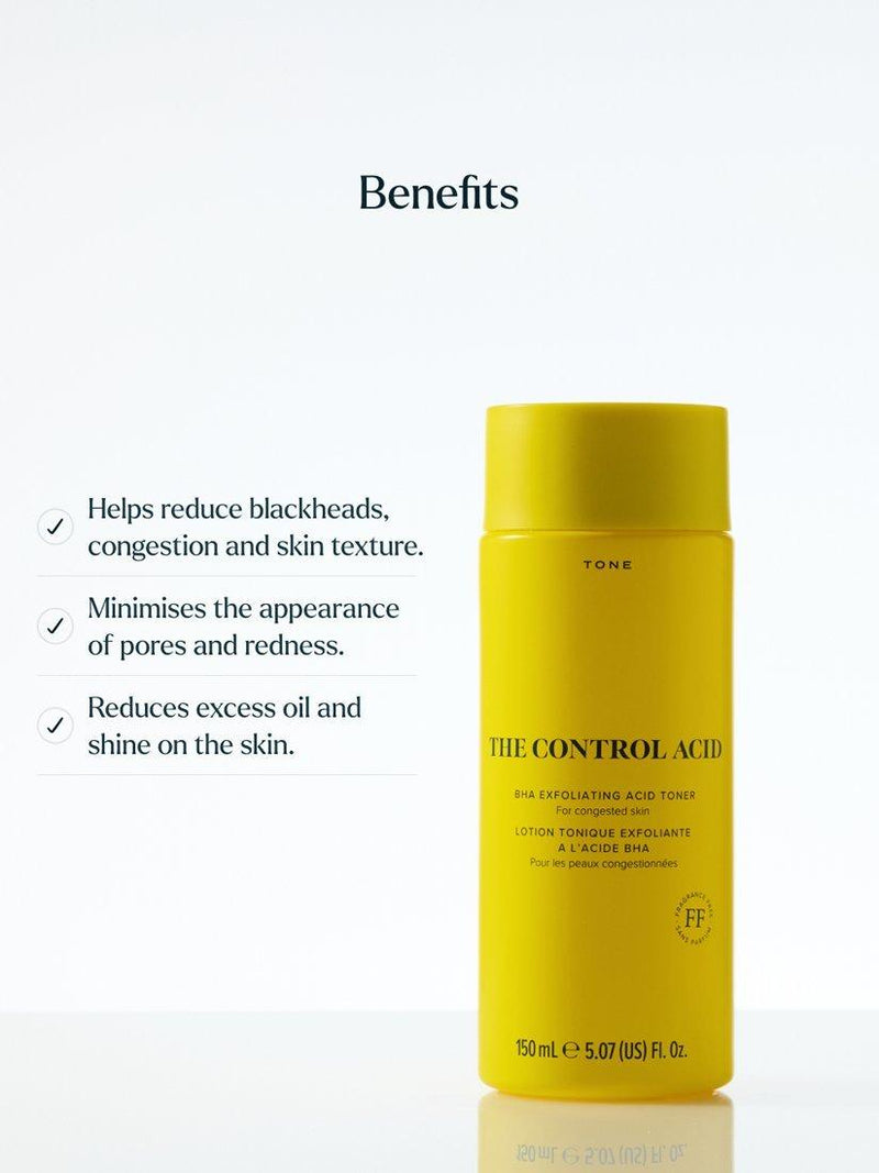 Skin Rocks The Control Acid BHA exfoliating toner 150ml (British brand)
