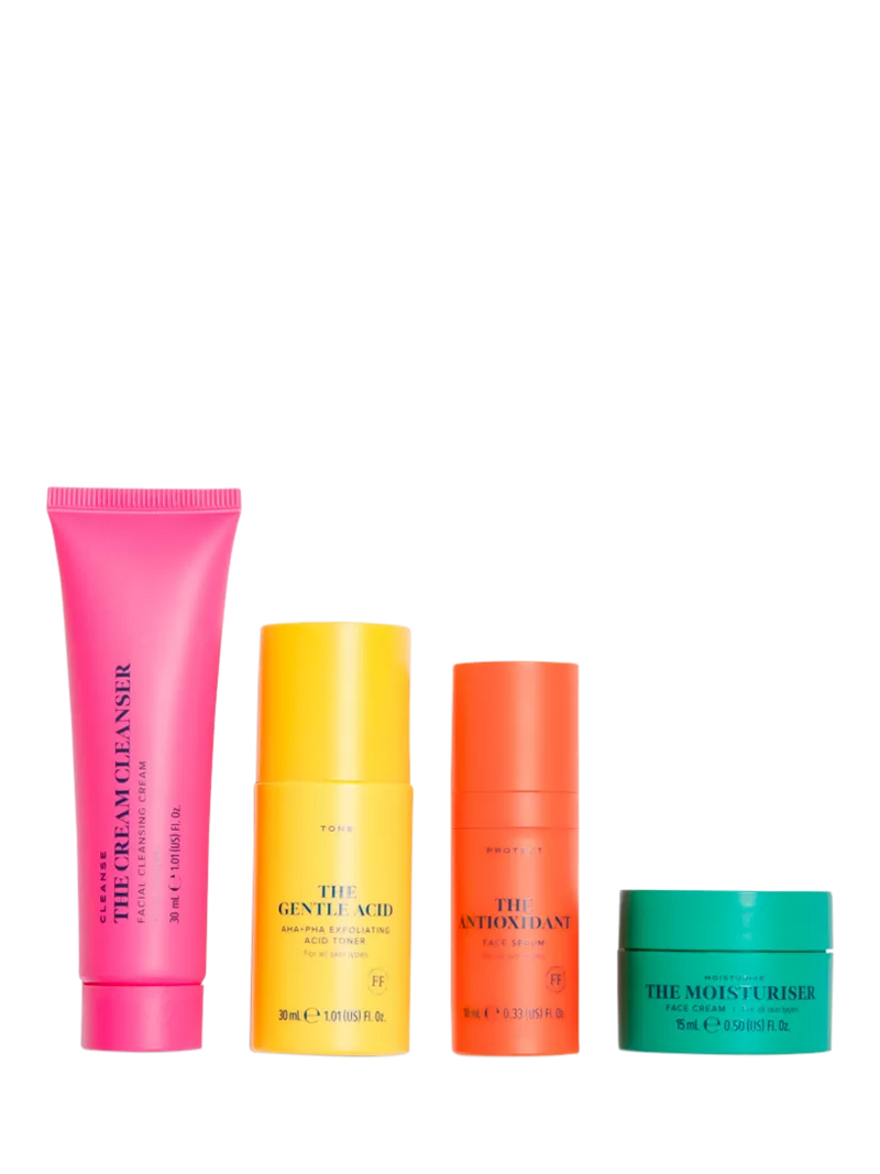 Skin Rocks AM Routine mini skincare gift set, UK version