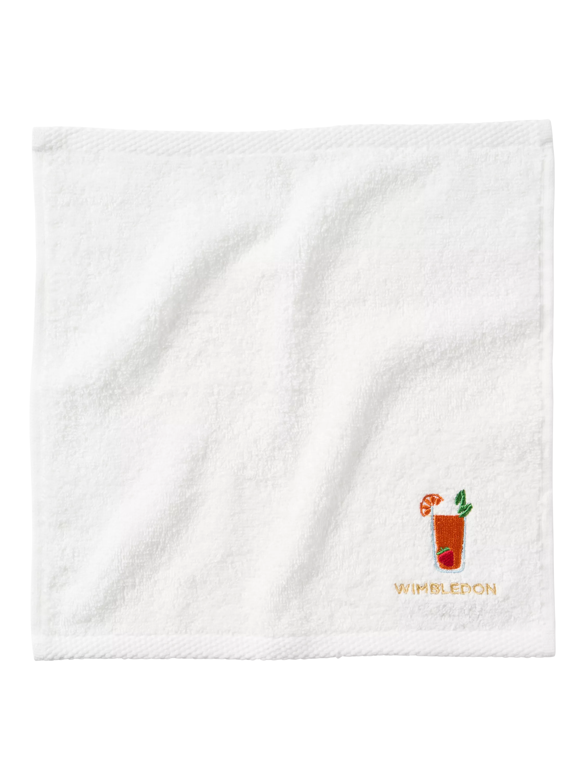 Christy Wimbledon face cloths pack of 5 white cotton, UK version