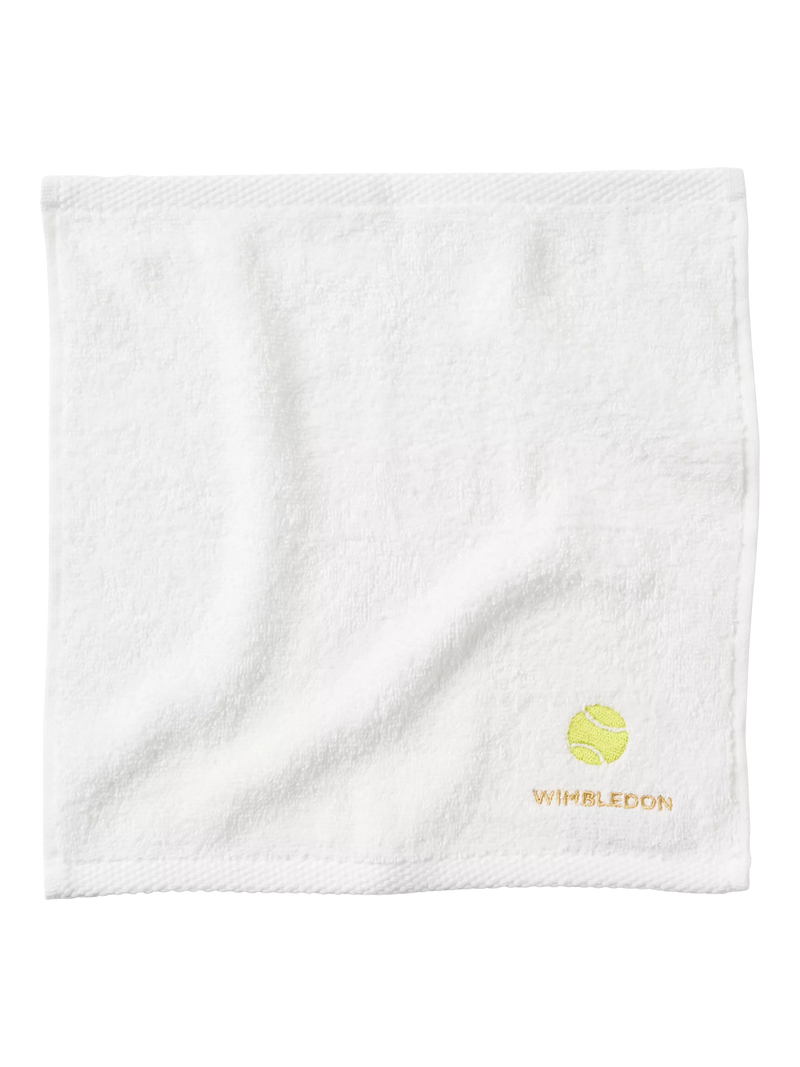 Christy Wimbledon face cloths pack of 5 white cotton, UK version