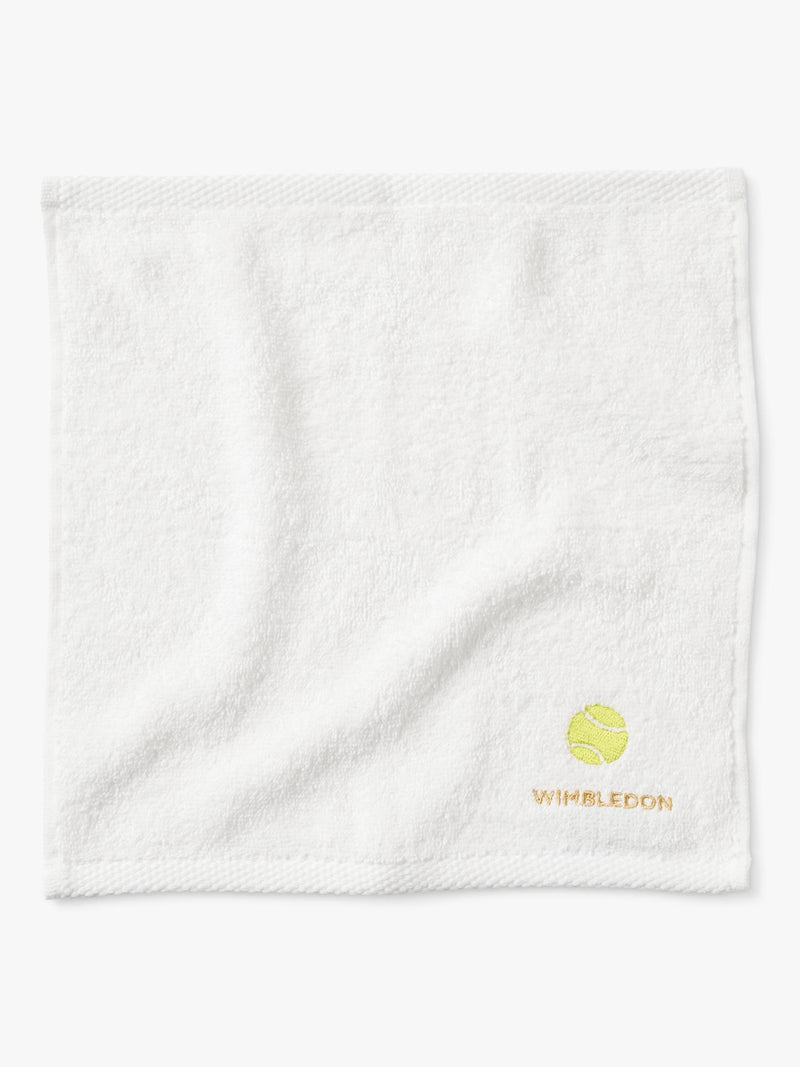 Christy Wimbledon face cloths pack of 5 white cotton, UK version
