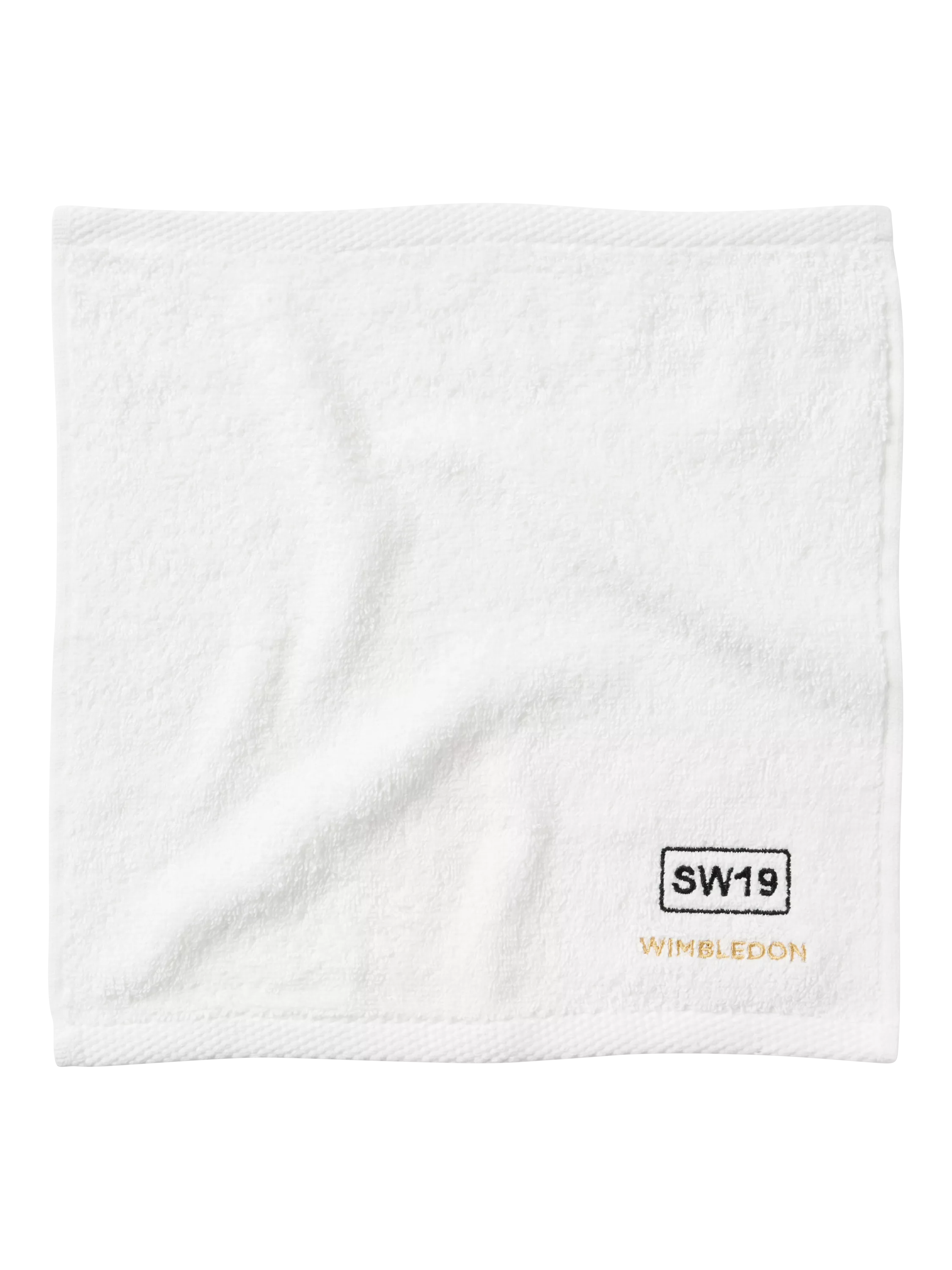 Christy Wimbledon face cloths pack of 5 white cotton, UK version