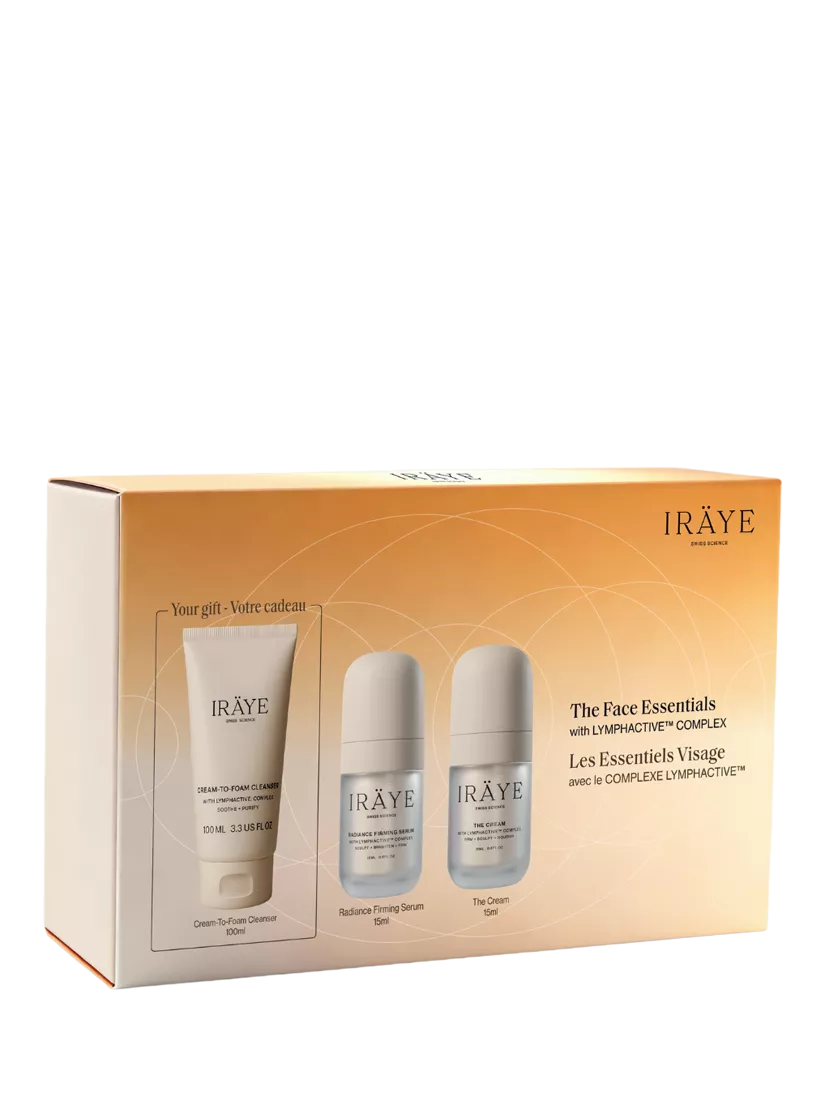 IRÄYE Face Essentials gift set, imported from the UK