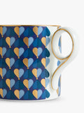 Wedgwood bone china desk mug heart motifs Aegean 330ml, UK version