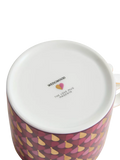 Wedgwood Love bone china desk mug 330ml magenta - British product