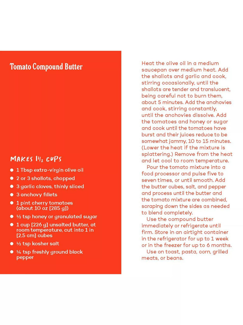 Chronicle Books Tomato Recipe Deck 30 recipes (British brand)