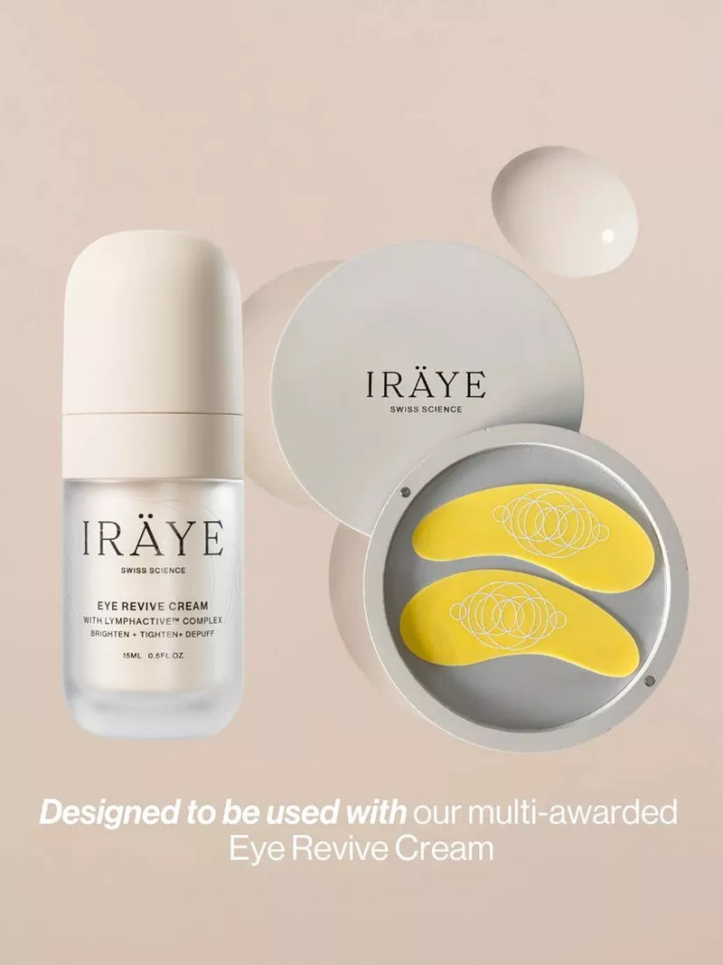 IRÄYE limited edition reusable eye patches Energy Edit 1 pair, imported from the UK