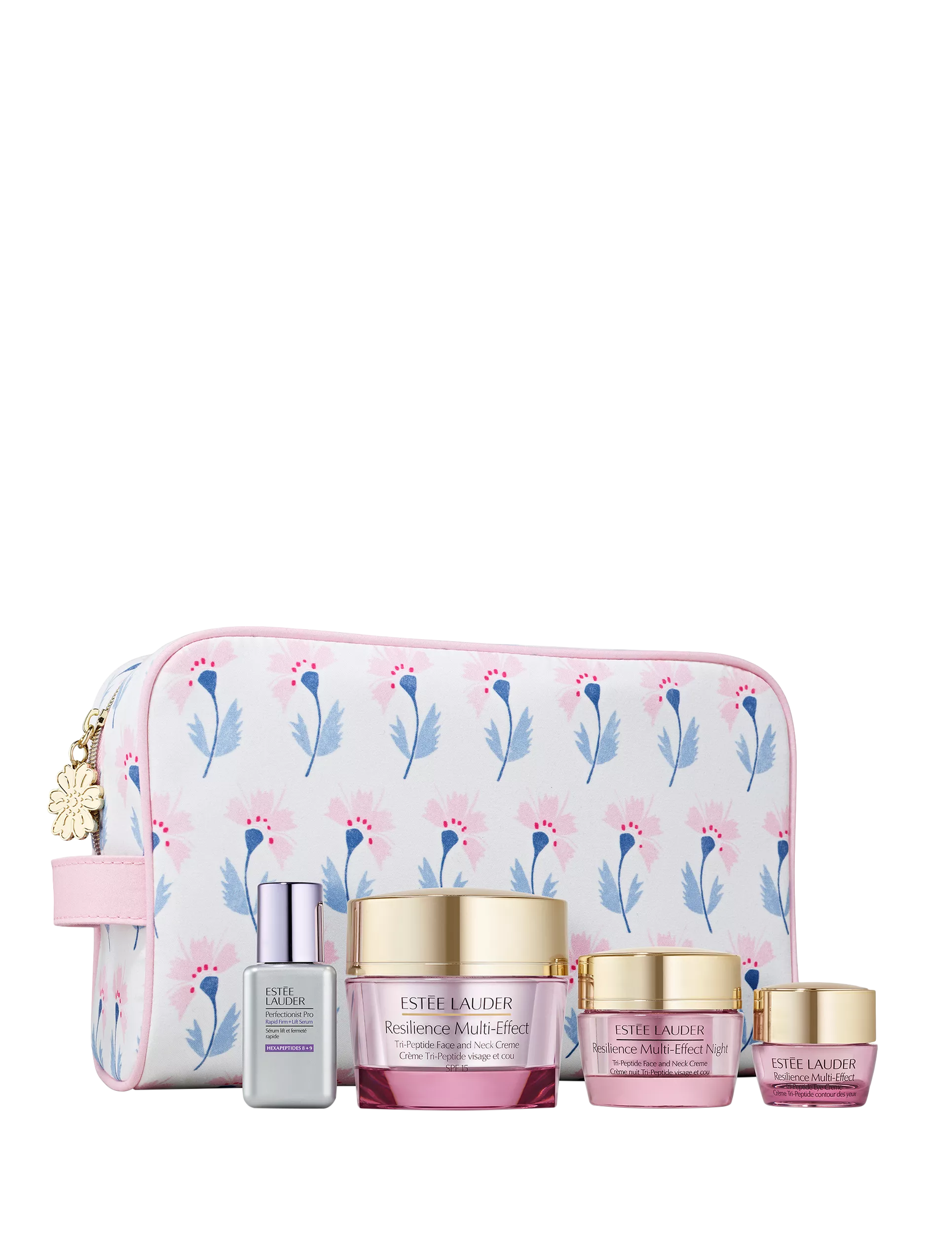 Estée Lauder Resilience Multi-Effect Radiance Routine skincare gift set, UK version
