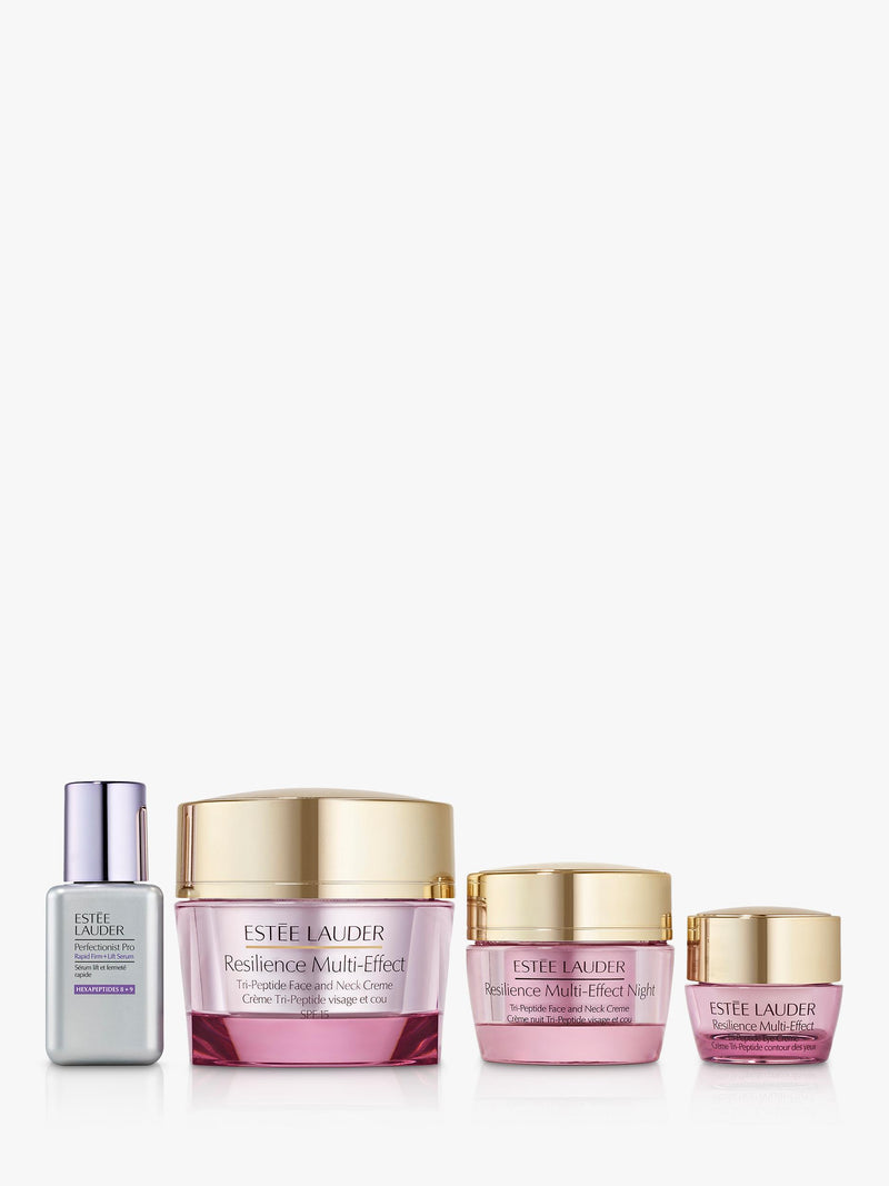 Estée Lauder Resilience Multi-Effect Radiance Routine skincare gift set, UK version