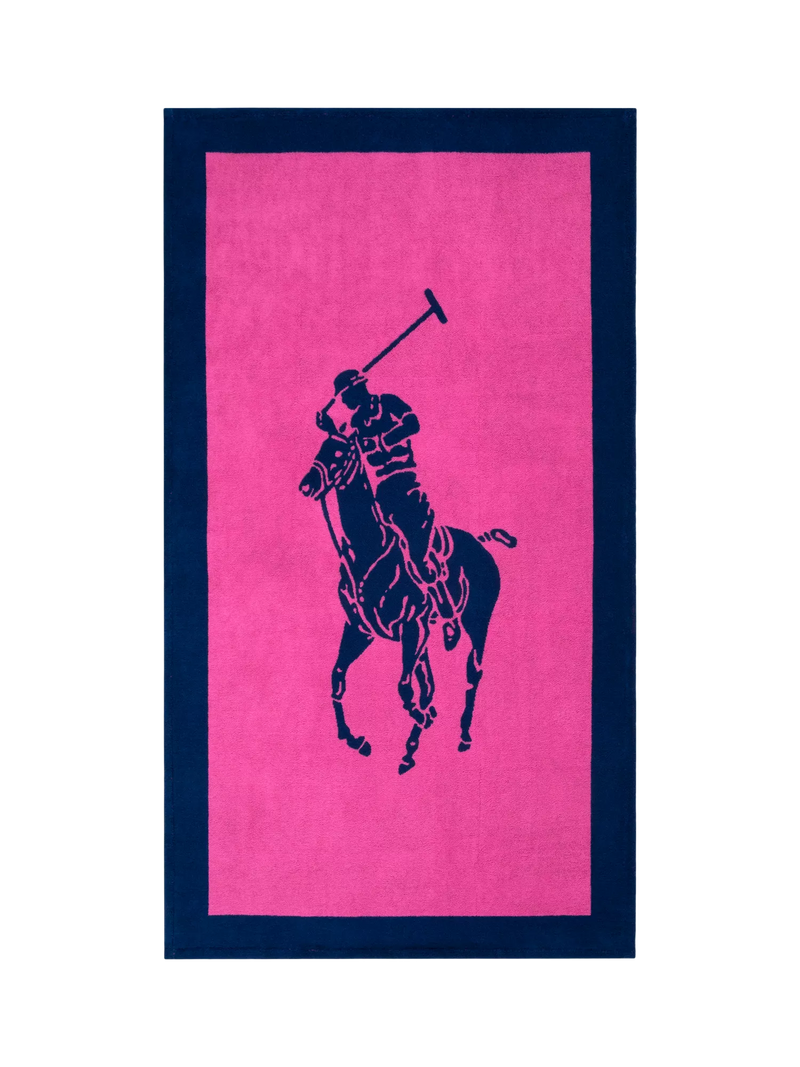 Ralph Lauren beach towel Polo Pony jacquard 100x170cm (British brand)