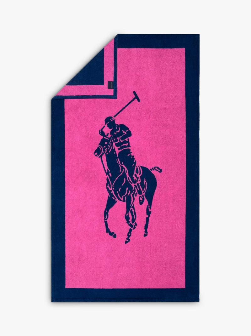 Ralph Lauren beach towel Polo Pony jacquard 100x170cm (British brand)